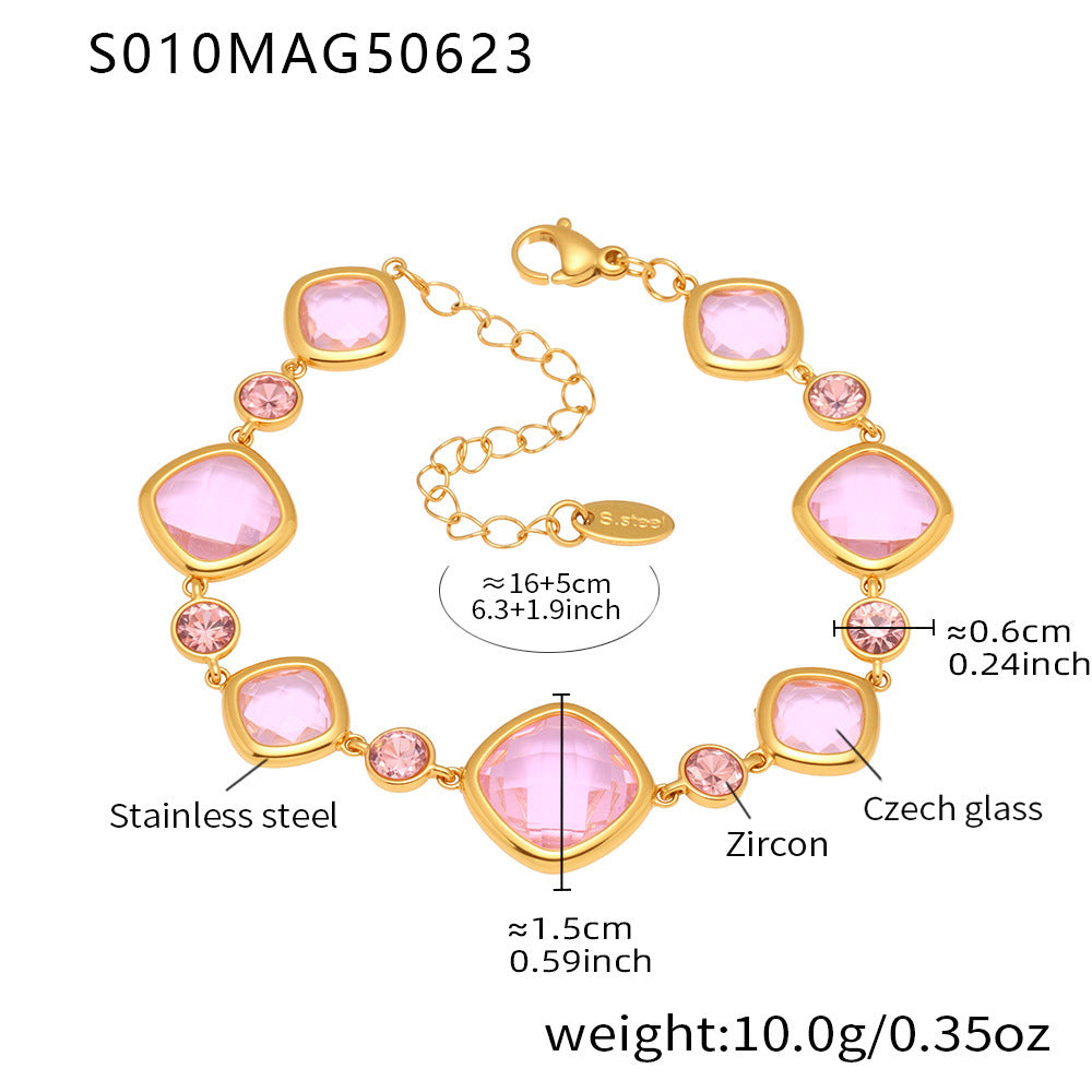 18k Gold-Plated Summer Beach-Style Light-Luxury Anklet Foot Jewelry