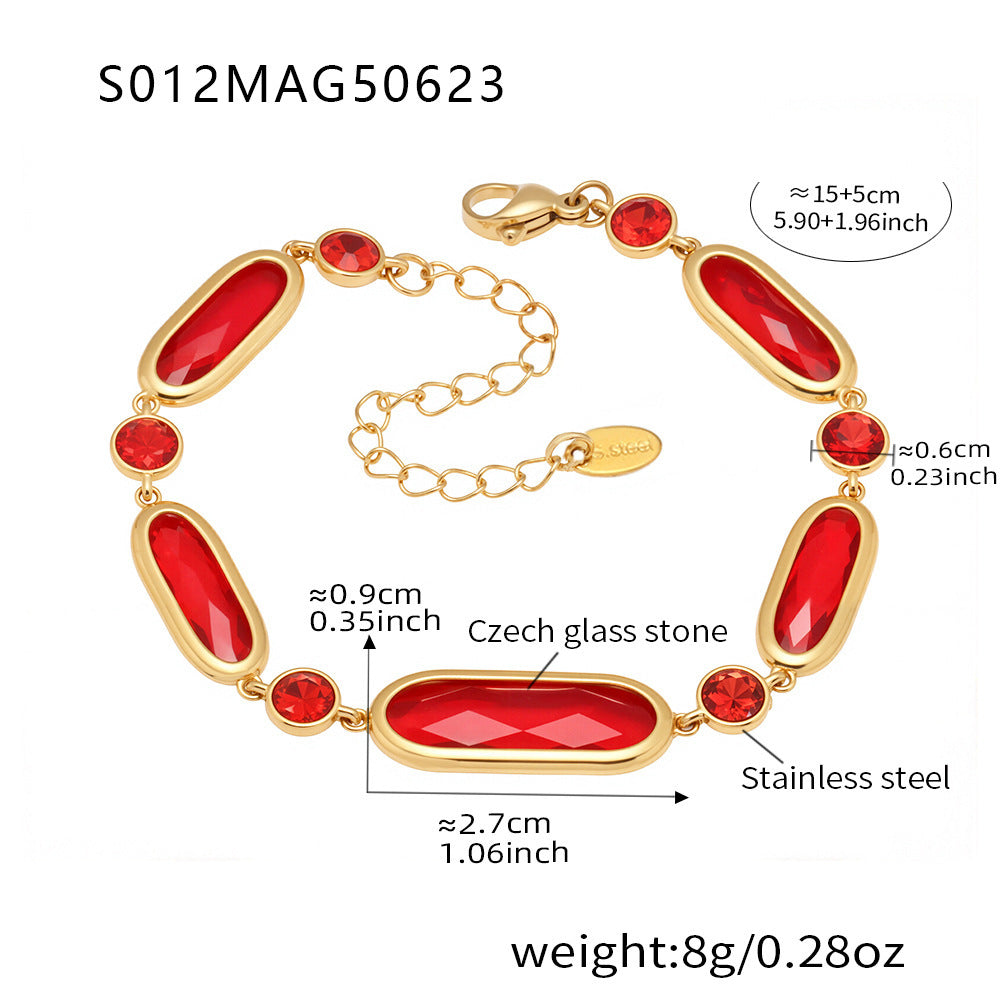 18k Gold-Plated Summer Beach-Style Light-Luxury Anklet Foot Jewelry