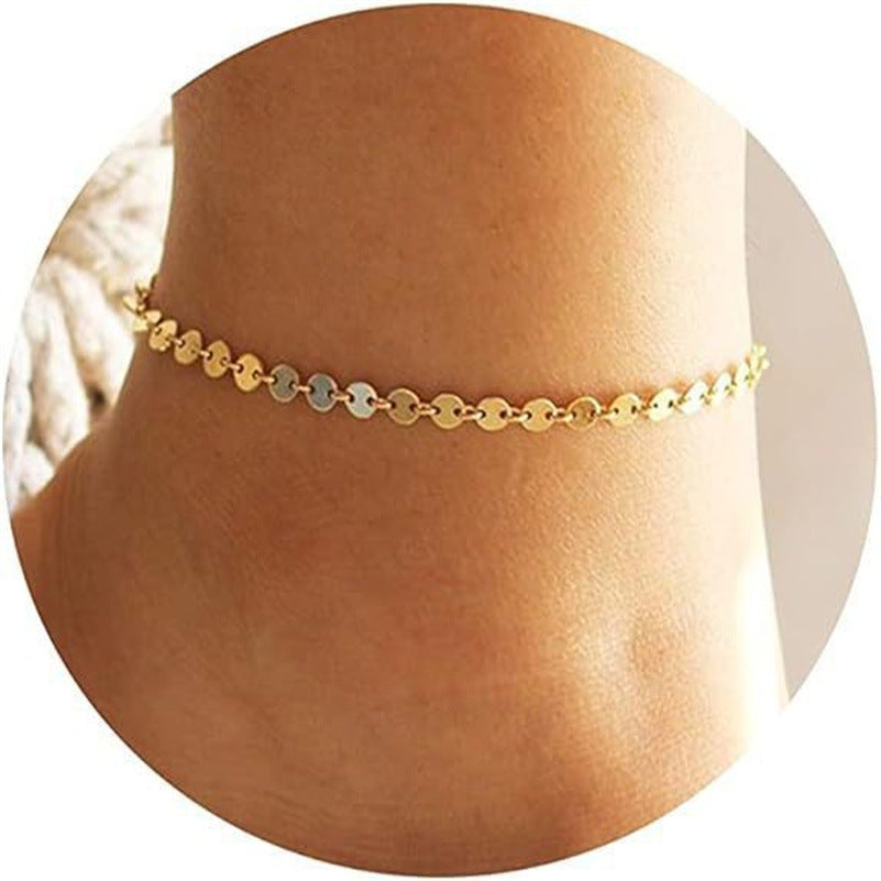 Beach Anklet Featuring Stars Hearts Pearls And Round Beads
