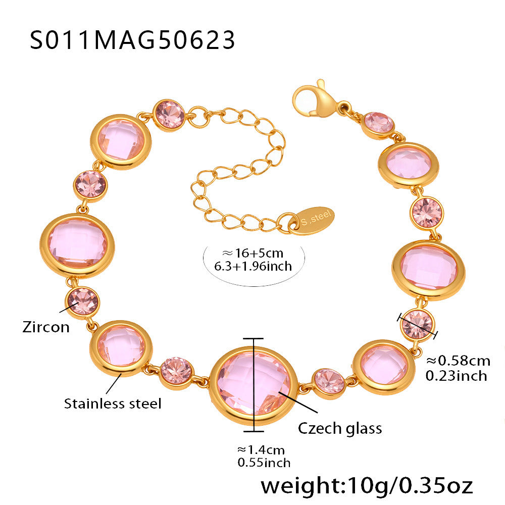 18k Gold-Plated Summer Beach-Style Light-Luxury Anklet Foot Jewelry